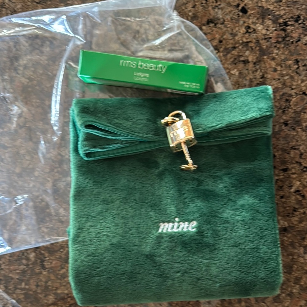 RMS Beauty Green and Gold Lip Balm & Gloss